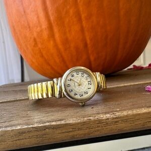 Gold and Silver Vintage Watch